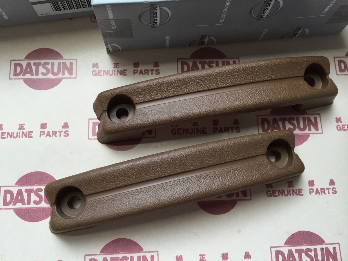 NEW Nissan Datsun 1200 Door Pull Handles - Brown Interior Handles