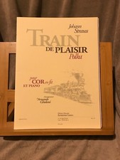 J. Strauss Train de plaisir pour cor et piano partition éditions Leduc Ghidoni