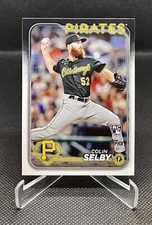 2024 Topps Series 2 Colin Selby #668 Rookie Card Pittsburgh Pirates