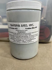 Jacquard Procion MX Fiber Reactive Dyes 1 lb Viridian Blue NEW