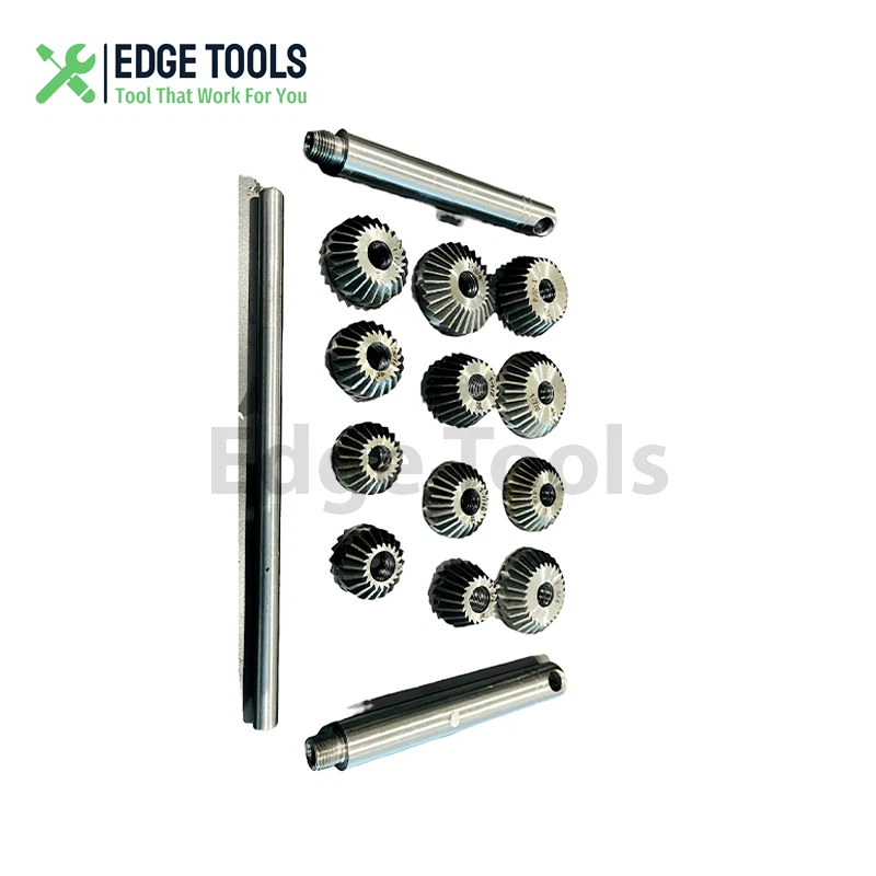 Juego de 10 piezas de cortador de asiento de válvula de motor de acero al carbono con caja de metal EE. UU. Foto 2 de 4