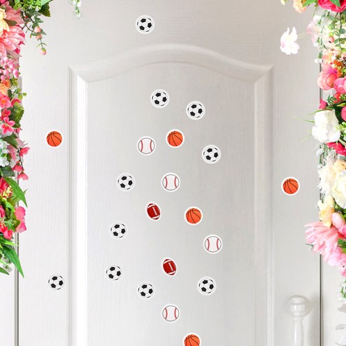 20 Sheets Stickers Adhesive Soccer Hockey Birthday Decorations - Afbeelding 2 van 12