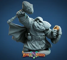 Dwarven Cleric by Epics N Stuffs | D&D | DnD | Print on Demand