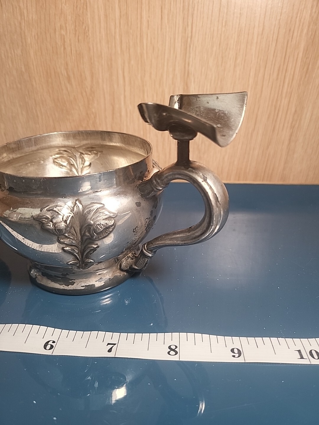 Antique FORBES SILVER CO. QUADRUPLE SILVER PLATED SHAVING MUG eBay