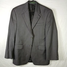 Lauren Ralph Lauren 100% Wool VTG Dark Blazer Suit Coat Mens Size 40S 1998 RA