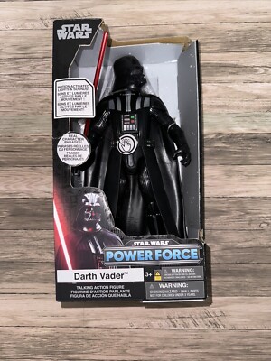 Disney Parks Star Wars Power Force Talking Darth Vader Figure Well
