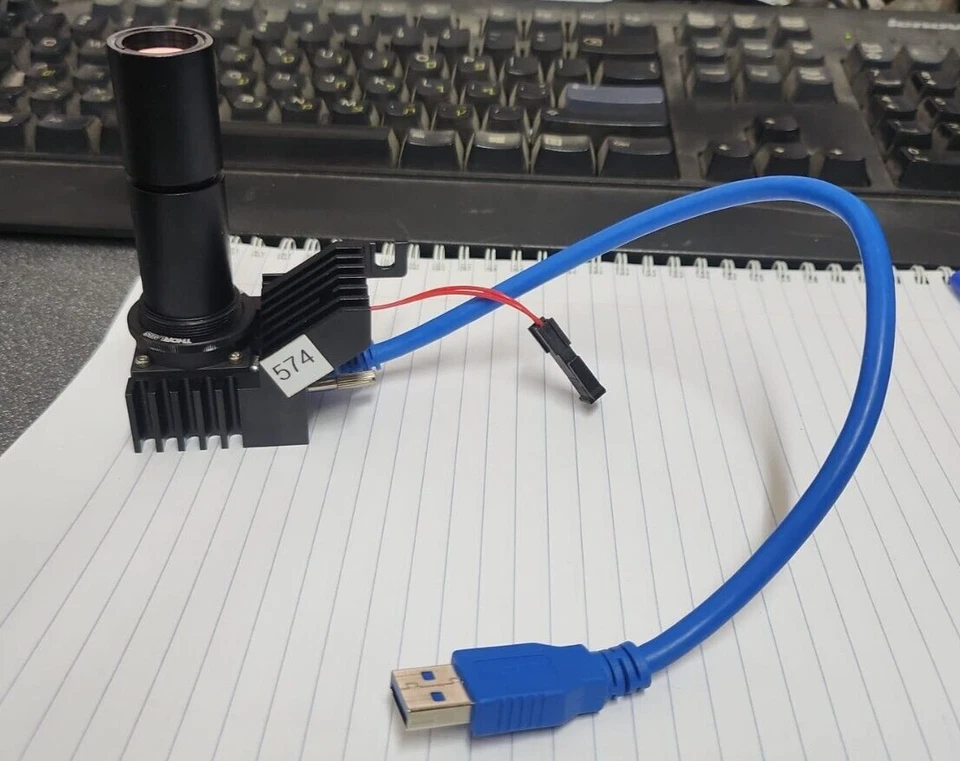 Cámara óptica USB Basler daA2500-14um THORLABS 106693 Rev 15 montura C (1"-32) Foto 2 de 4