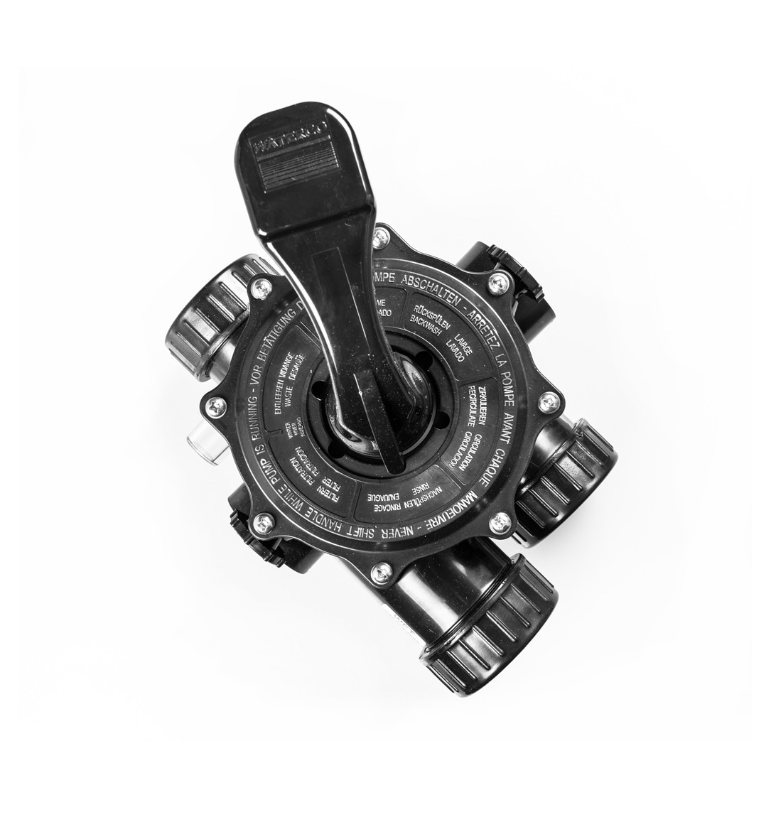 Lacron Swimming Pool Sand Filter Multiport Valve Black