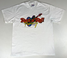 Vintage Rock n' Roll Fantasy Camp T-Shirt Hanes Made in USA Sz L