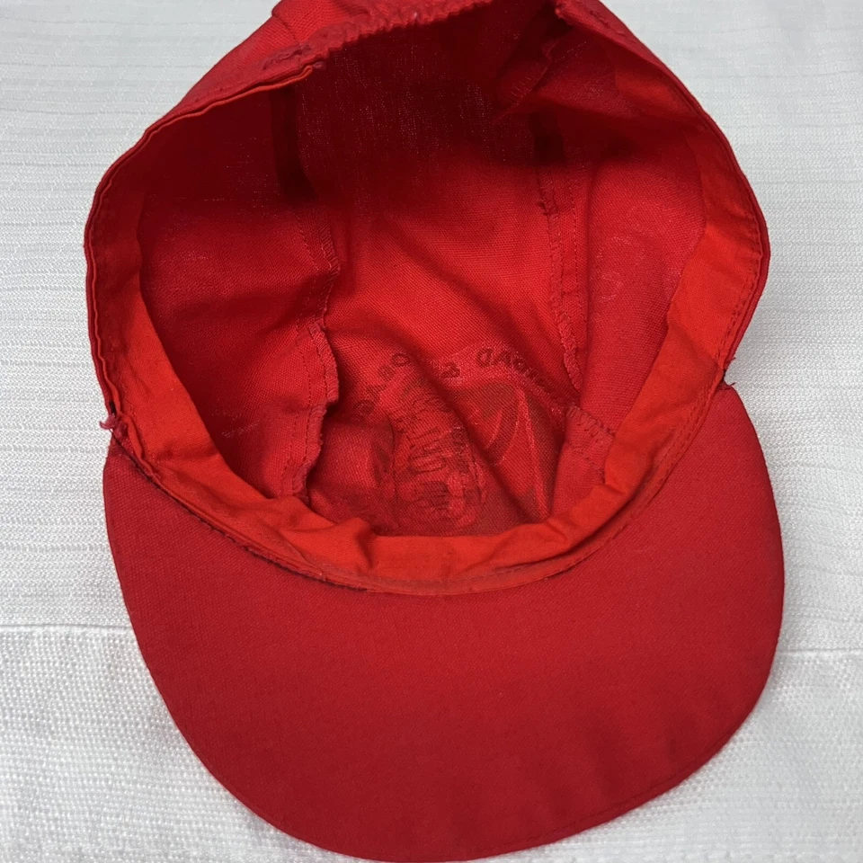 1990 Copa Mundial Hombre Retro Euro Estilo Ciclismo Gorra Sombrero Rojo Trinidad Tobago Foto 3 de 4