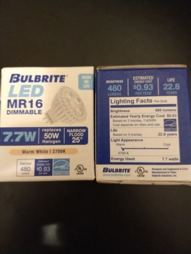Bulbrite Industries 7.7W MR16 LED Light Bulb BUT2815 - Picture 2 of 2
