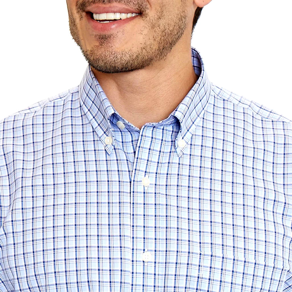 18.5 x 36 dress shirts Lands' End Men's Performance Dress Shirt, Red, 18-18 x 36/37