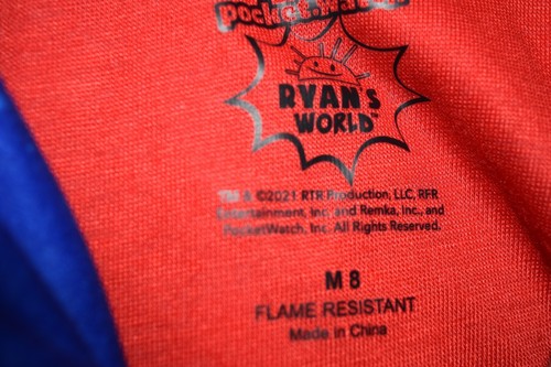 Ryan's World, Red Titan, Boys Pajamas, 2 Piece, Size M (8) - Picture 2 of 3