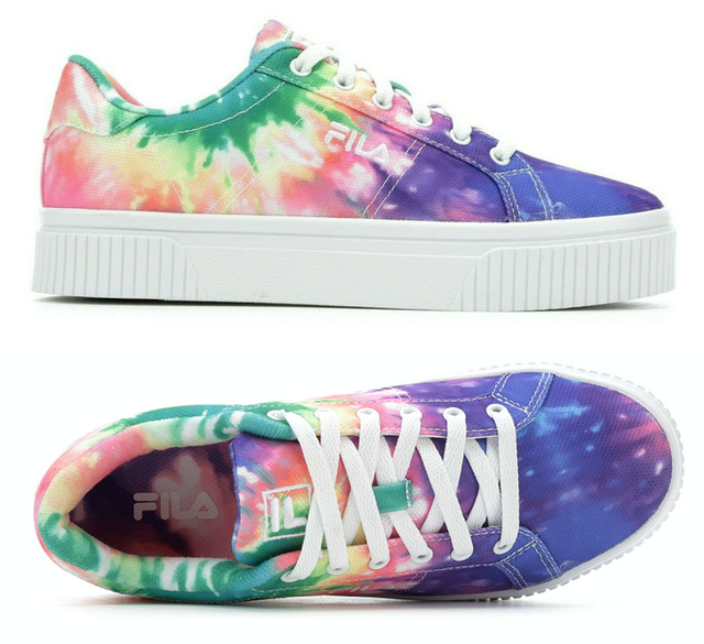 panache white multi platform sneakers