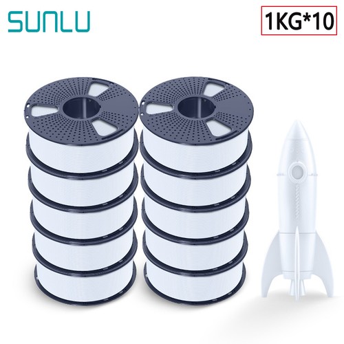 SUNLU 10KG PETG PLA PLA+2.0 ABS SILK ASA PVB 3D Drucker Filament 1.75mm 1KG/Roll - Bild 25 von 125