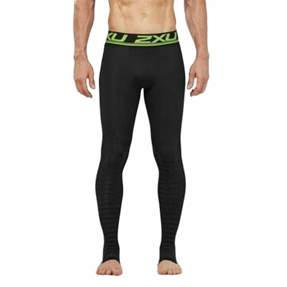 2XU Men's Power Recovery Compression Tights-Black/Nero RRP £110 (L-XL) - Image 3 of 4