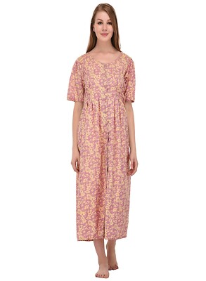 Cotton Lane Cotton Lane Kleid knitterarm bedruckt