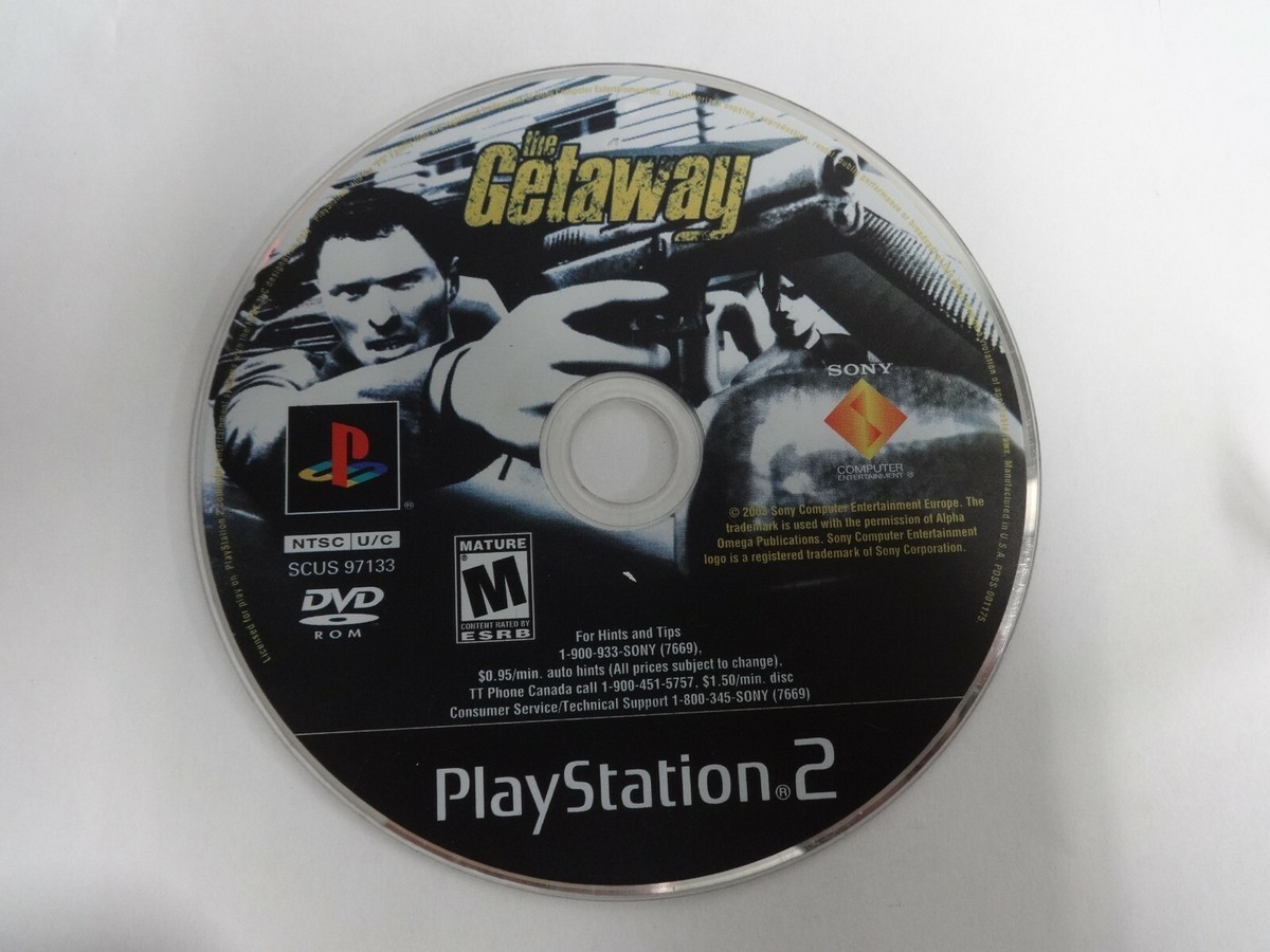 The Getaway Sony Playstation 2 PS2 Game Disc Only Free Ship