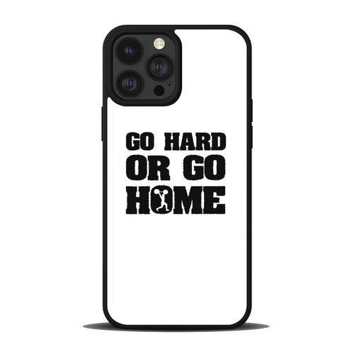 Quotes Go Hard or Home Anti scratch Cover For iPhone SE XS XR Max 5 6 7 8 Plus - Picture 21 of 25