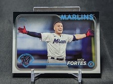 Nick Fortes 2024 Topps Series 1 Flagship Baseball Card #81 Miami Marlins