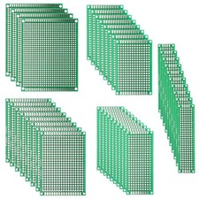 DEYUE 40PCs PCB Double-Sided Prototyping PCBs Circuit Boards Kit  5 Size Univer