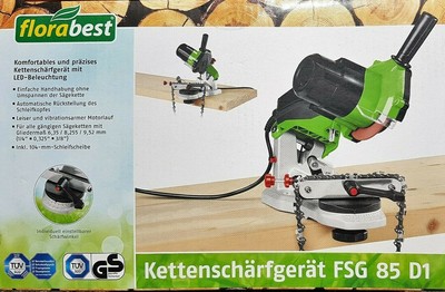 FLORABEST Kettenschärfgerät FSG 85 D1 präzises Schärfen inklusive LED NEU