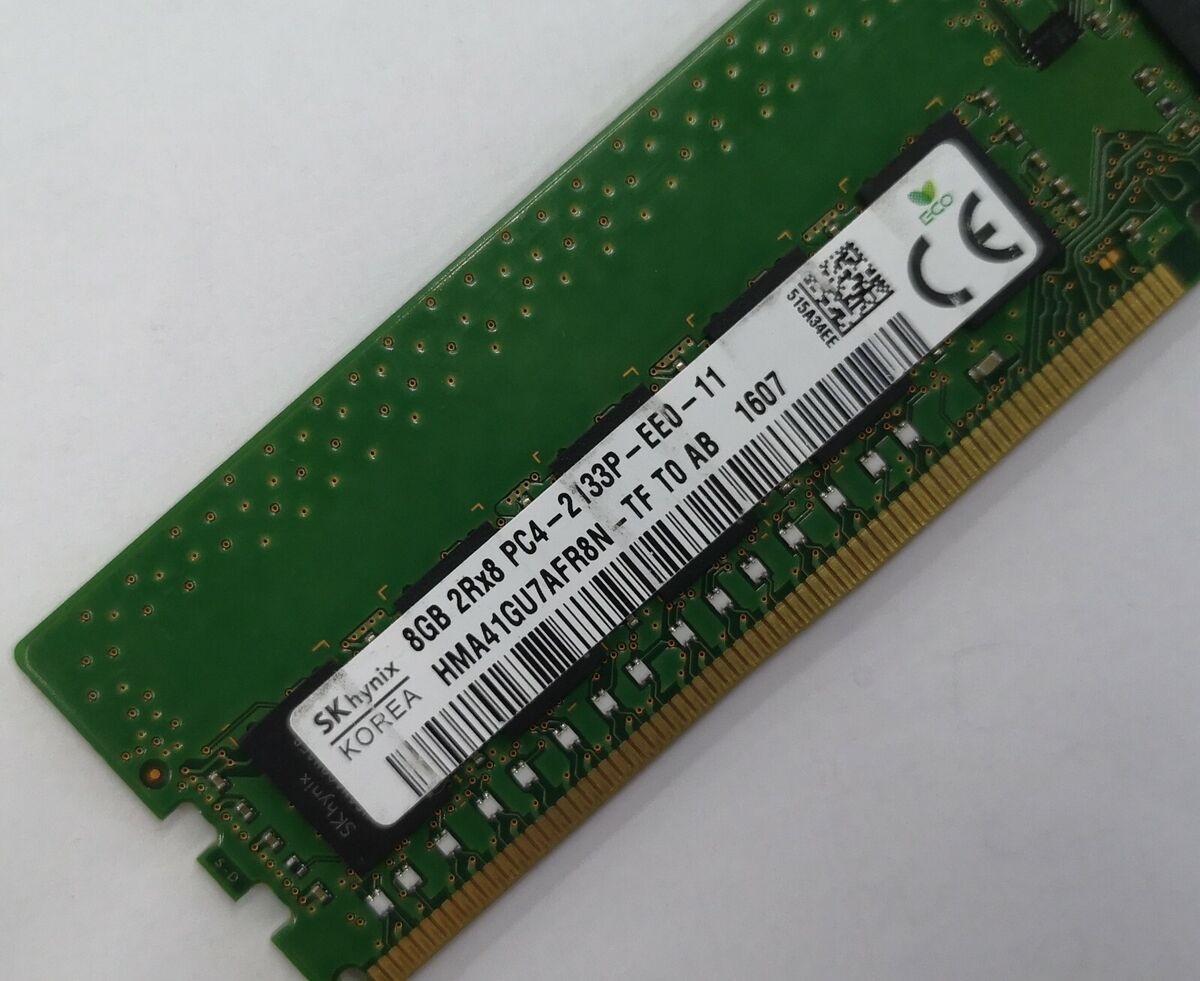 SK hynix hyundai 8GB ECC RAM DDR4 2133 2Rx8 PC4-2133P-EE0-11 SK hynix hyundai 8GB ECC RAM DDR4 2133 2Rx8 PC4-2133P-EE0-11