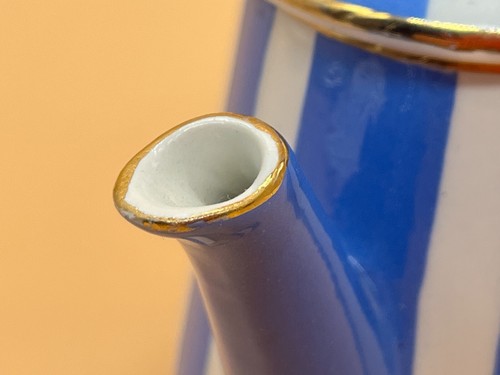 Art Deco Sarreguemines France Fox Trott tea pot for 2. 0.75 pint capacity. c1930 - Picture 5 of 9