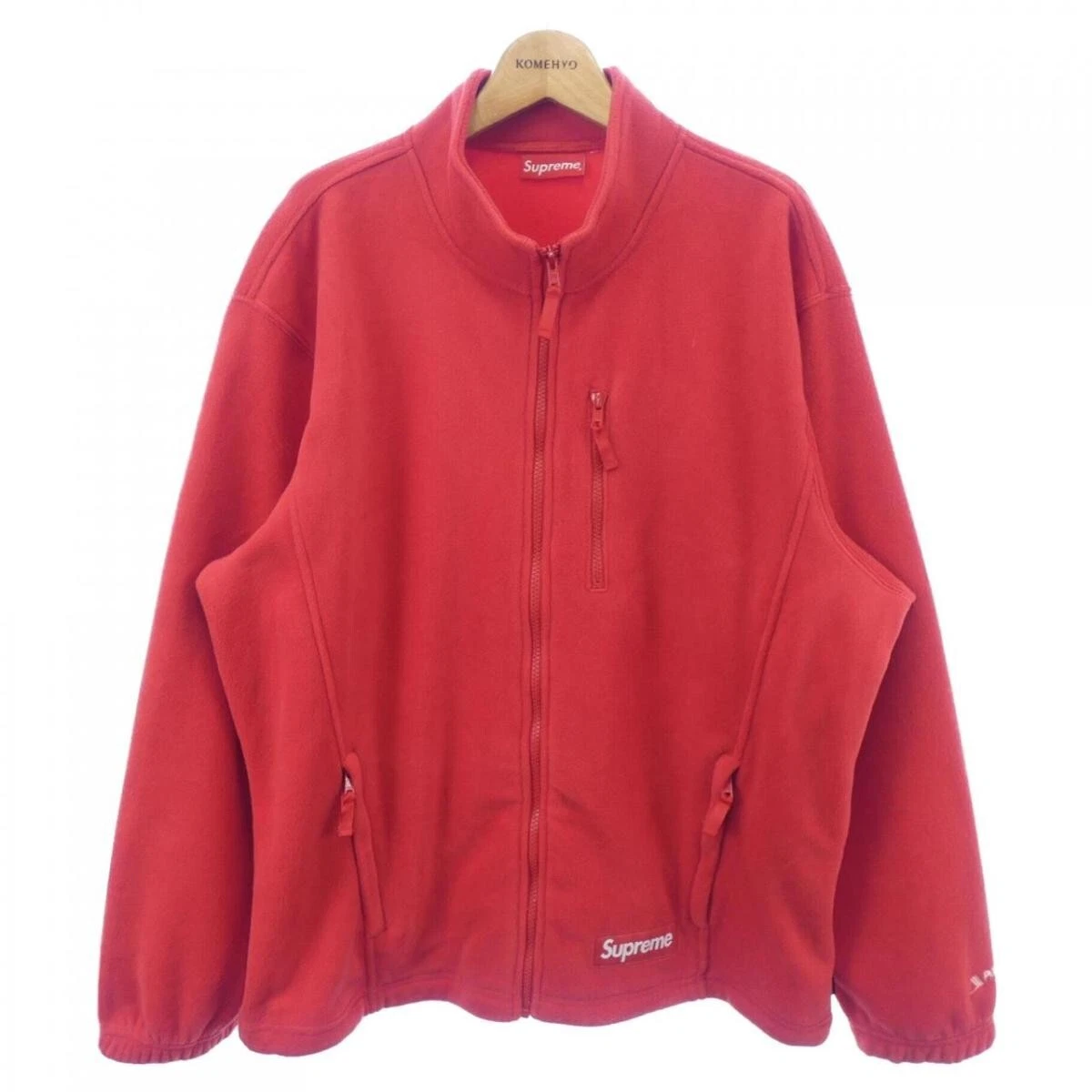 Blouson polaire zippé rouge Supreme 22AW Polartec taille L