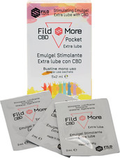 Fild More Extra Lube Pocket 5 Sachets Jetables, Gel Intime Avec Base D'Aloès Bio