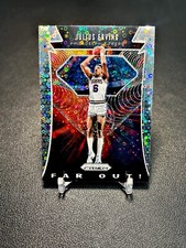 2019-20 Panini Prizm Basketball Far Out! #10 Julius Erving Disco Silver 76ers
