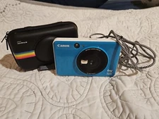 Canon - IVY Cliq Instant Film Camera - Seaside Blue - BATTERY WONT CHARGE -