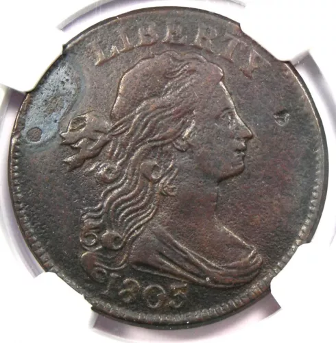 1803 Draped Bust Large Cent 1C - NGC XF Details (EF) - Rare Early Date Penny