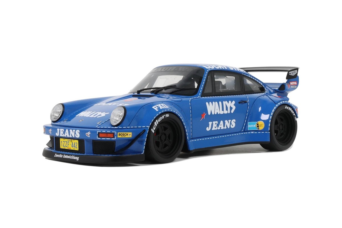 GT Spirit Porsche 911 964 RWB Osho Arrow Blue Jeans Rally Blue 1