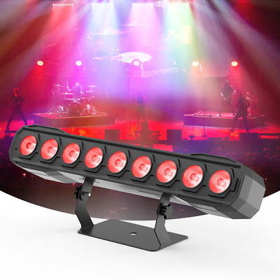 60W 9LEDs RGBW KTV Par Lights Bar Party Wash Light Strobe Effect DJ Stage Lights