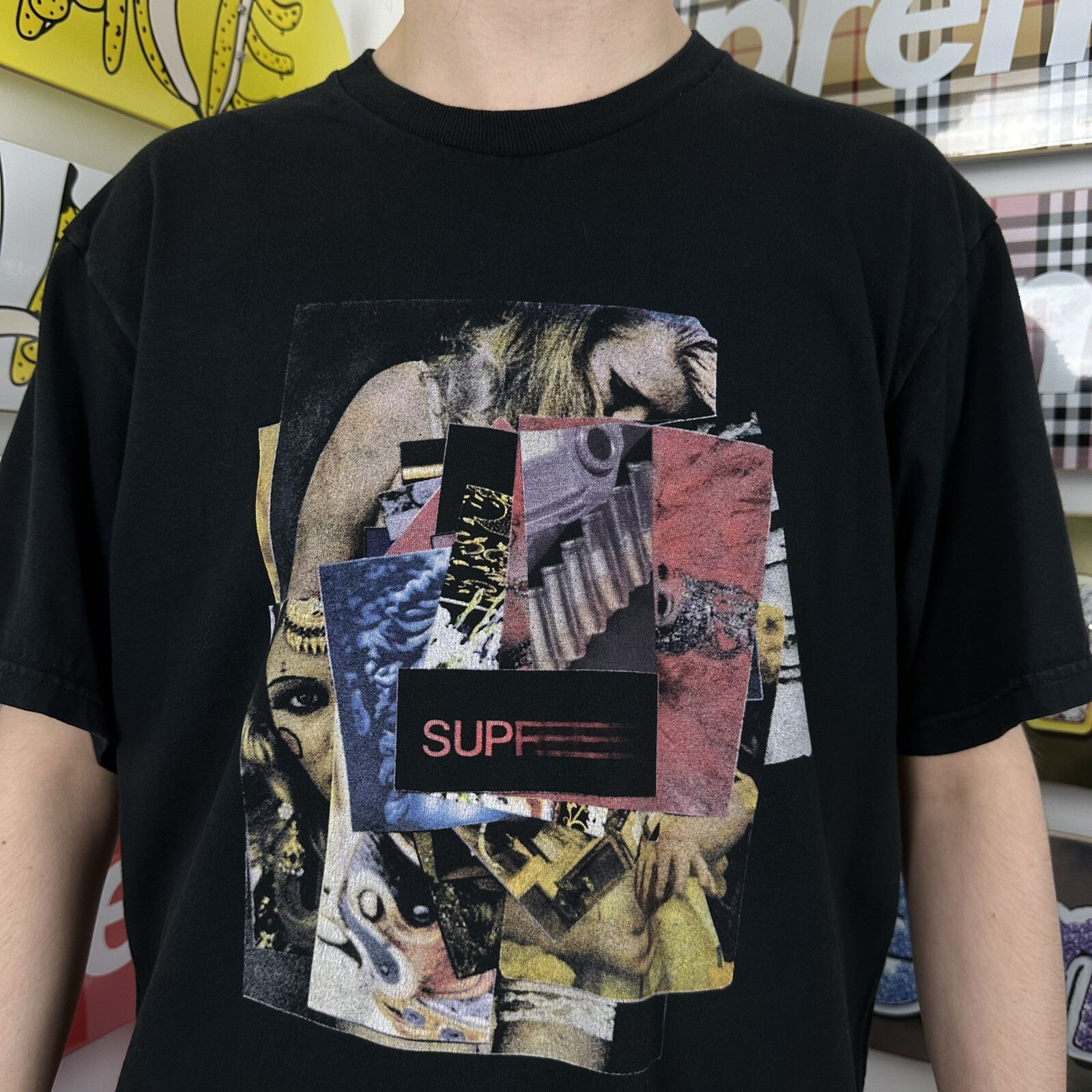 Supreme Stack Tee - Black - FW21 - image 5