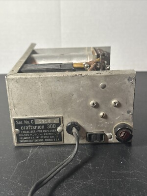 #ad Vintage Craftsmen 300 Equalizer Preamplifier $85.00