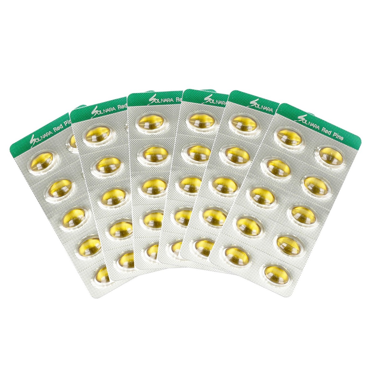 Wild Crafted Korean Red Pine Needle Oil 60 Capsules Certification