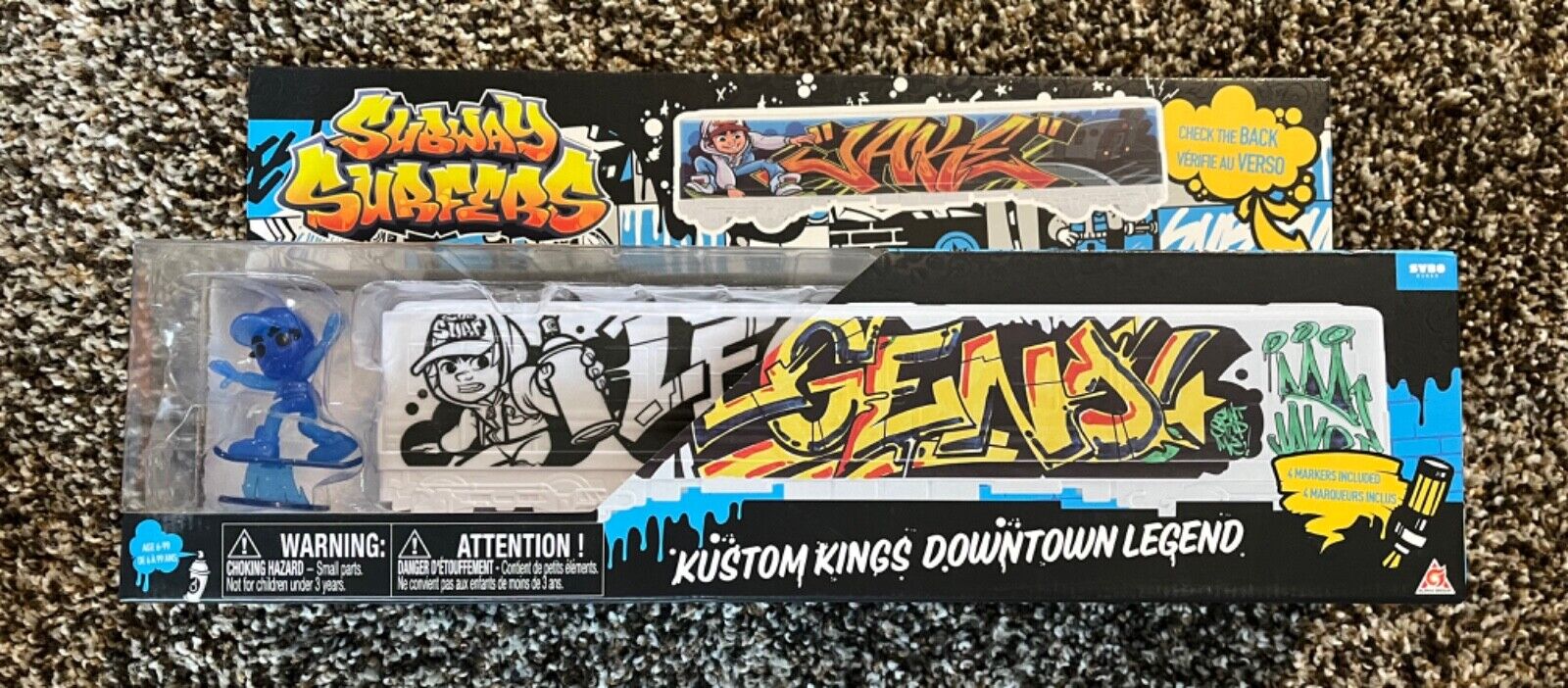 Subway Surfers Kustom Kings Downtown Legend Train Street Graffiti - Jake  NIB