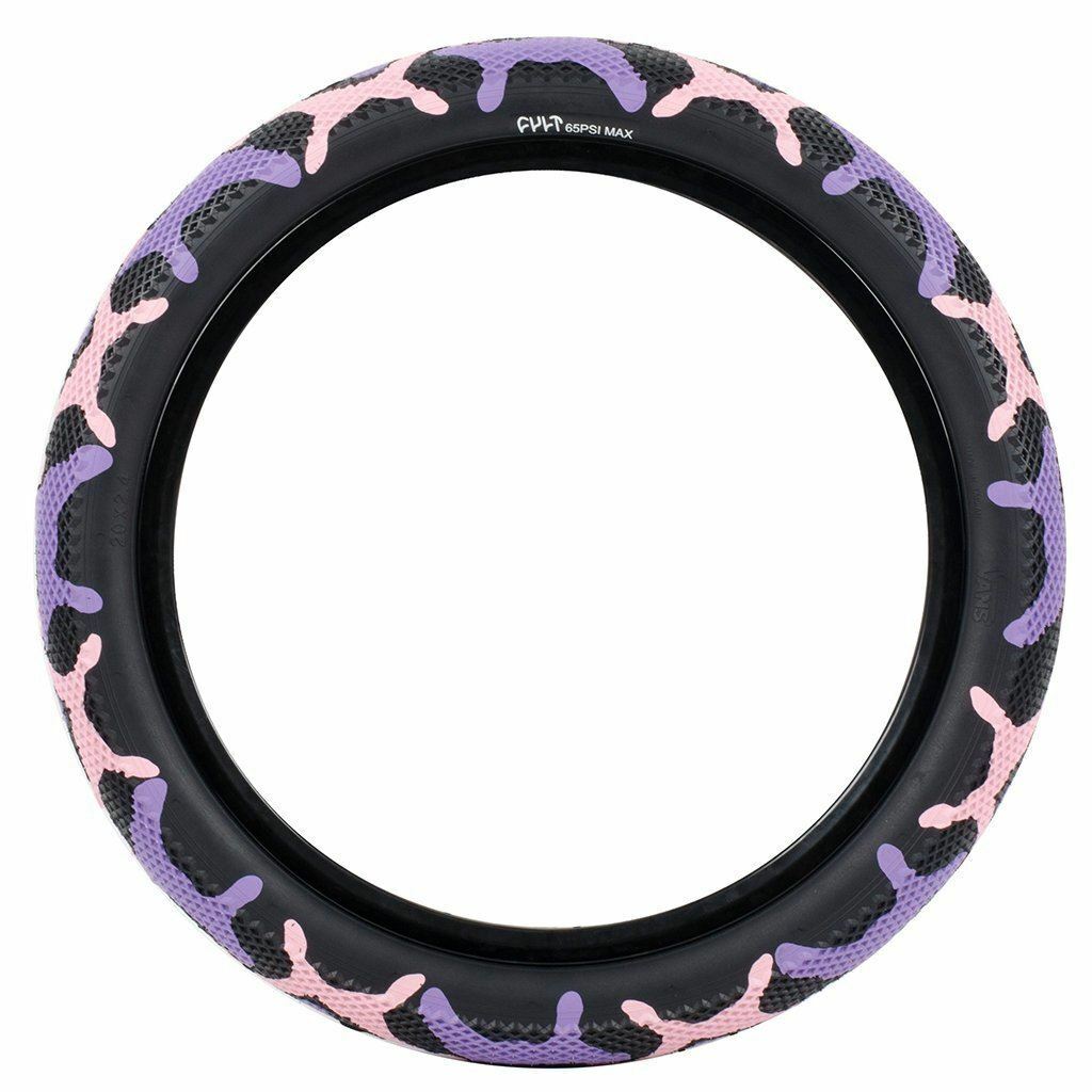 Cult x Vans 20 x 2.40"" BMX Tyre Purple Camo