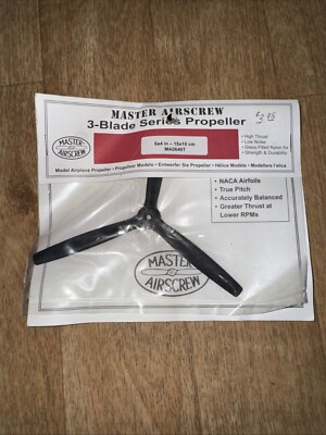 Master Airscrew 6x4 3-Blade Propeller MA.3B06x4N01 Master Airscrew New