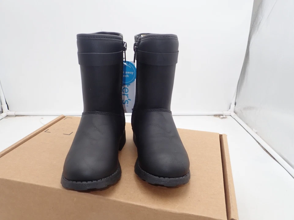 Carter's Unisex Child Fashion Boot, Black, Size 9 Toddler - Image 3 of 4