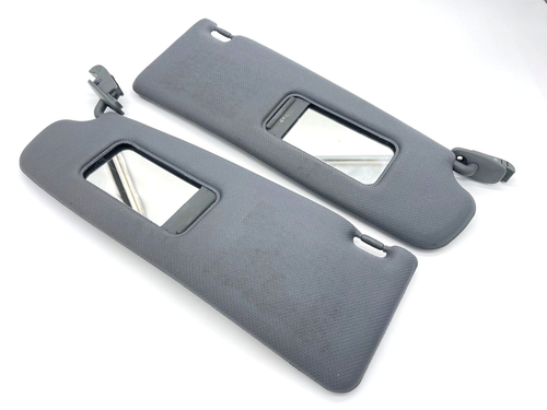 1999-2006 AUDI TT COUPE LEFT AND RIGHT SIDE SUNVISOR SUN VISOR SET GRAY OEM* - Picture 3 of 6