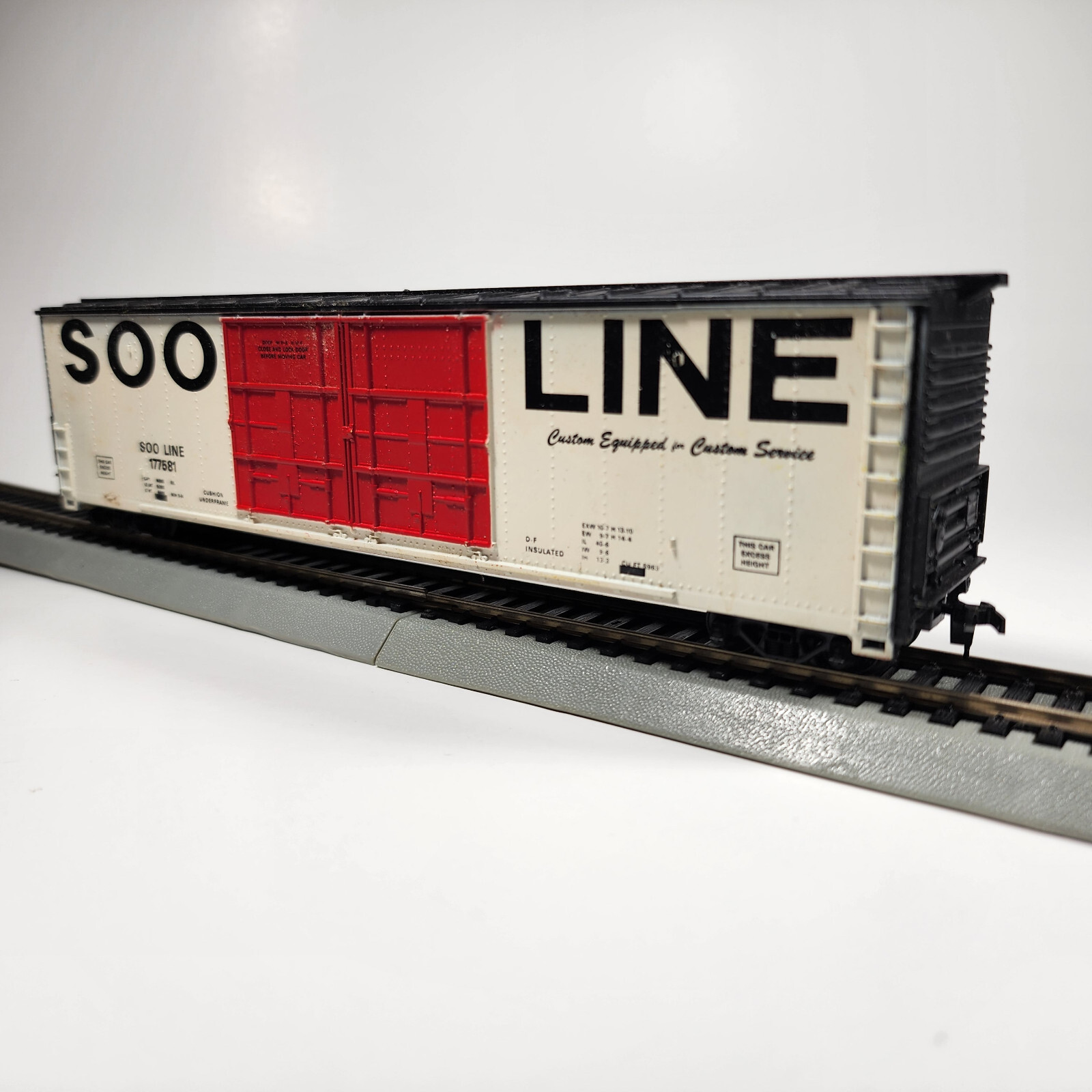 Tyco HO Scale SOO Lines 60' High Cube Freight Train Box Car Road No