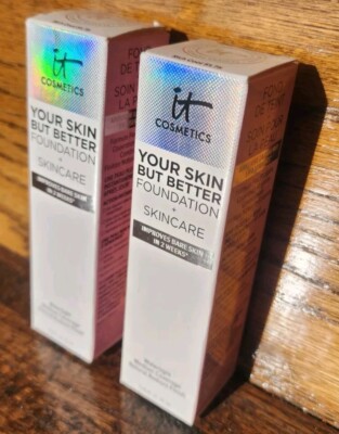*2* IT Cosmetics Your Skin But Better Foundation + Skincare Hyaluronic Rich Cool