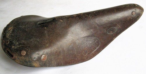 Selle De Vélo Ancienne Idéale - Pour Bicyclette Vintage - Cuir