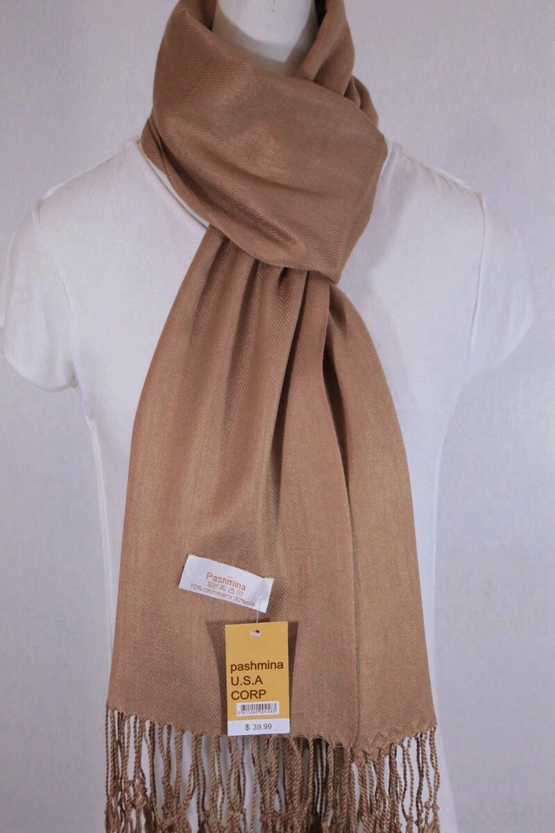 小物 25AW WAPS WRAP 01 SCARF COTTON BEIGE Pashmina Scarf Shawl Wrap;Trendy Solid Beige.Silk Cashmere*Soft