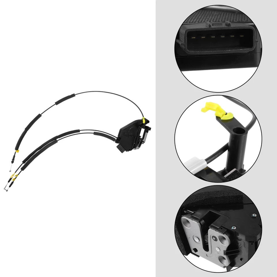 Front Left Side Door Latch Actuator with Cable Assembly for Nissan Pathfinder - Image 3 of 4