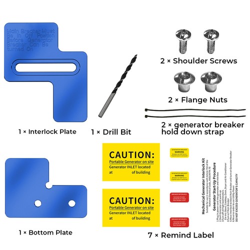Generator Interlock Kit , Siemens 100 Amp Panel Murray 100 Amp Panel Blue eBay