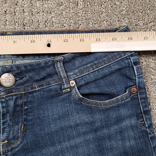Vintage Y2k American Eagle Low Rise Schlagjeans Größe 10 blau Denim AE Künstler - Bild 11 von 14